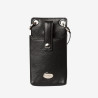 Mac Douglas - Petit sac porte-téléphone cuir noir
